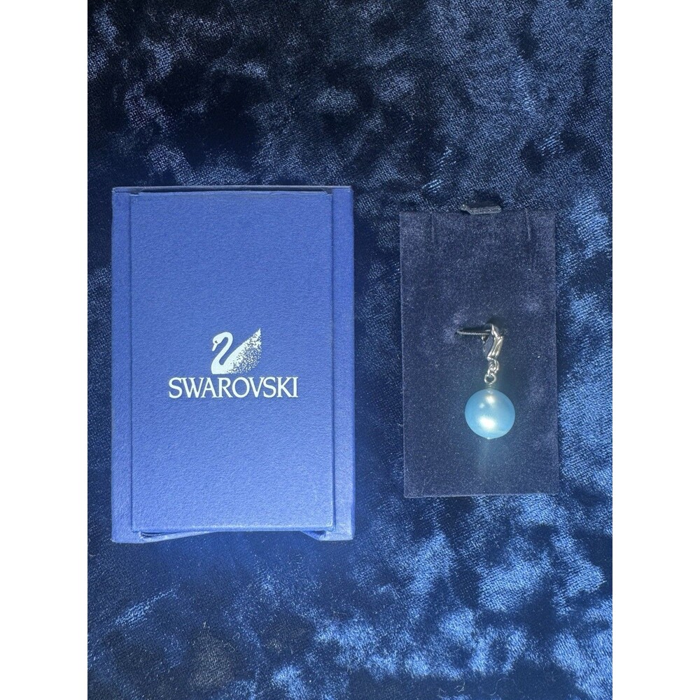 Swarovski Light Blue Ring Bead Charm (NEW) 12MM 1057962
